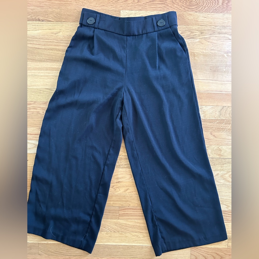 Zara black trousers, size M